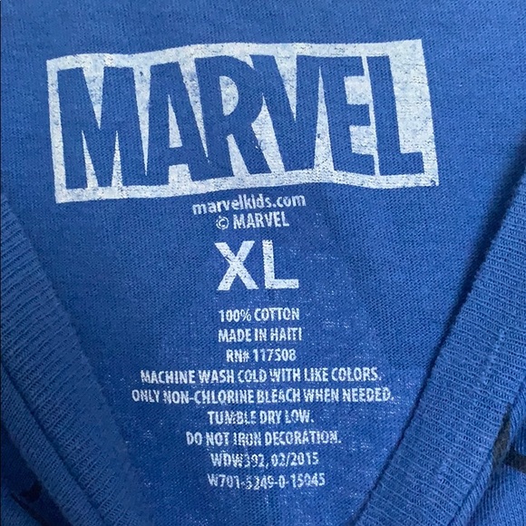 ✔️Marvel blue shirt size XL - Picture 4 of 6